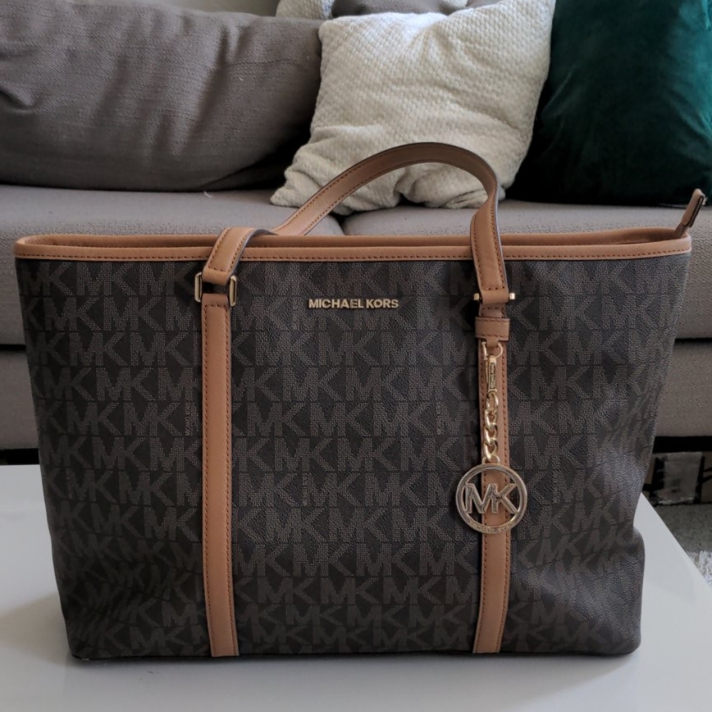 Michael Kors Sady Large Top Zip Tore Bag - image 1